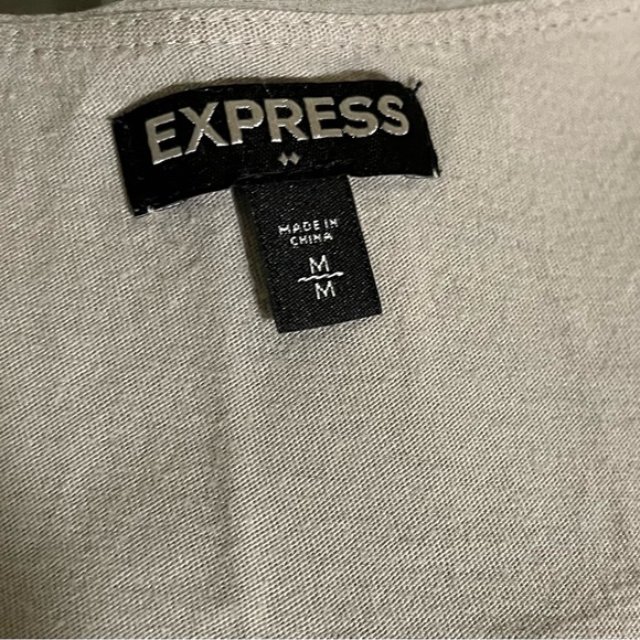 Express Sleeveless Sequin Top with Faux Open Back. - Picture 5 of 7